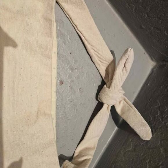 Rae Dunn 'Happy Easter' Canvas Tote Bag with Polka Dot Inner Liner 12" - Picture 3 of 6